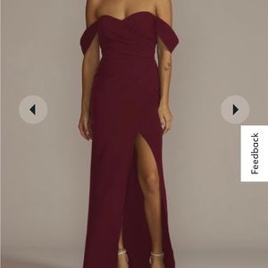 David’s bridal Galina signature bridesmaid dress